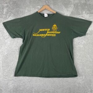 Sconnie Aaron Rodgers Shirt Mens XL Green Mister Rodgers Green Bay Packers